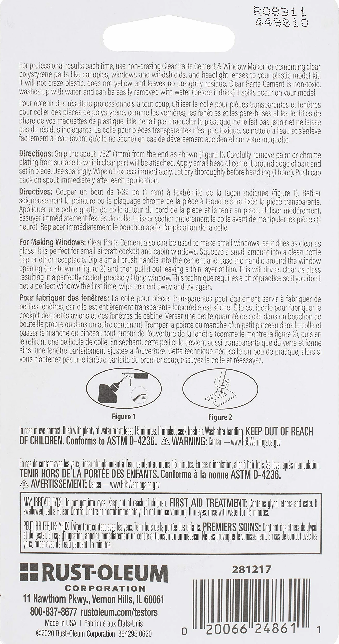 Clear Parts Cement - 28 g