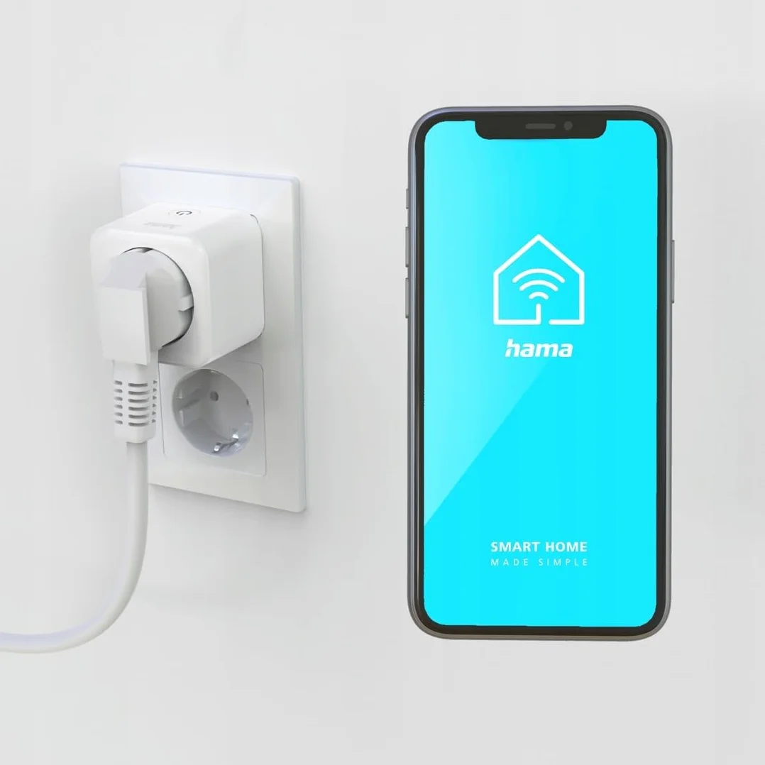 Hama Inteligentne gniazdko WLAN WiFi 3680W IP20 biały