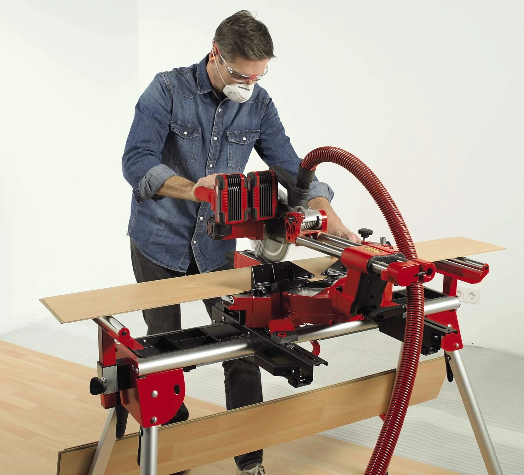 Einhell Te-Sm 36/210 Li Solo Piła, Czerwony/Czarny, 78,2 x 53 x 49 cm