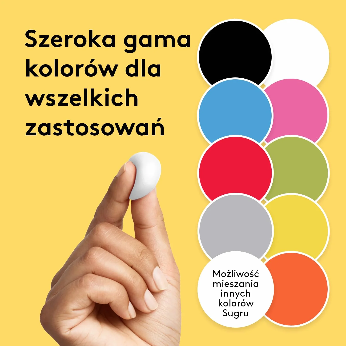 tesa Sugru uniwersalny klej formowalny silikonowa guma do napraw klejenia mocowania ośmiopak 8 x 3,5 g czarny