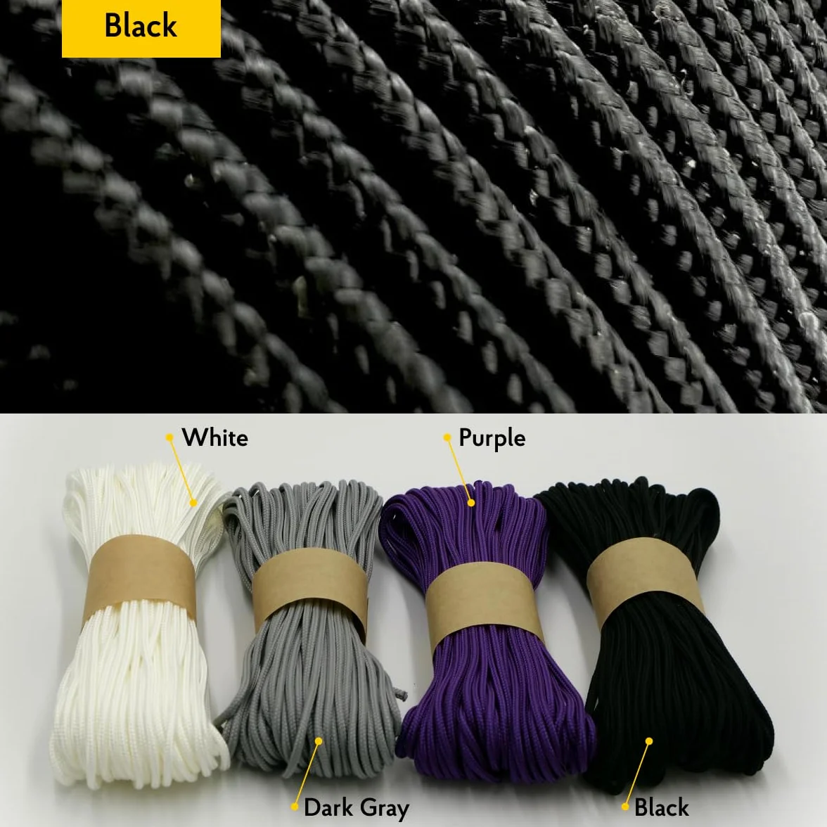 Nylon Paracord 2 mm 275 – 100% Nylonowa Linka 3-żyłowy Przewód