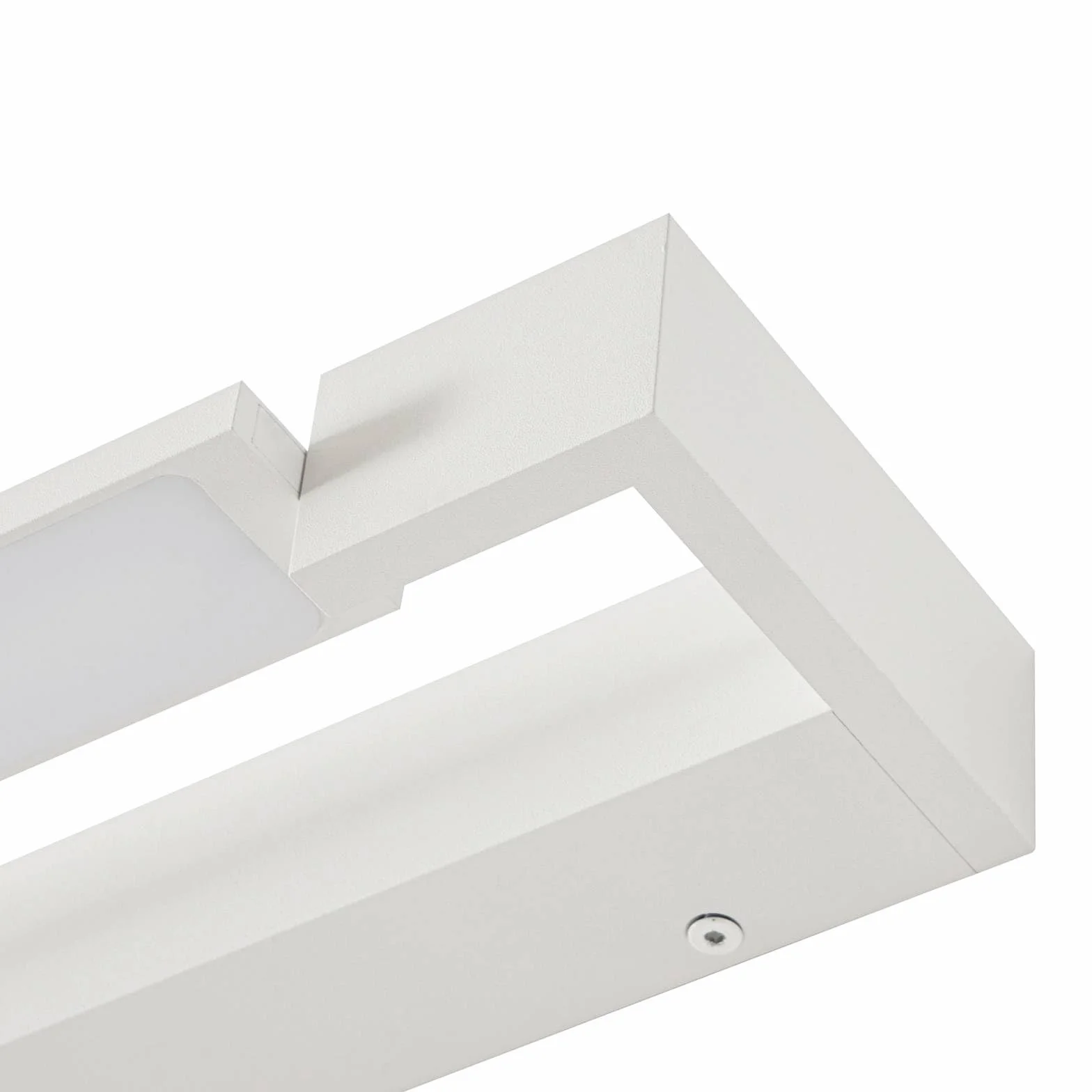 Arcchio kinkiet LED Jora biały opal aluminium nowoczesny do łazienki