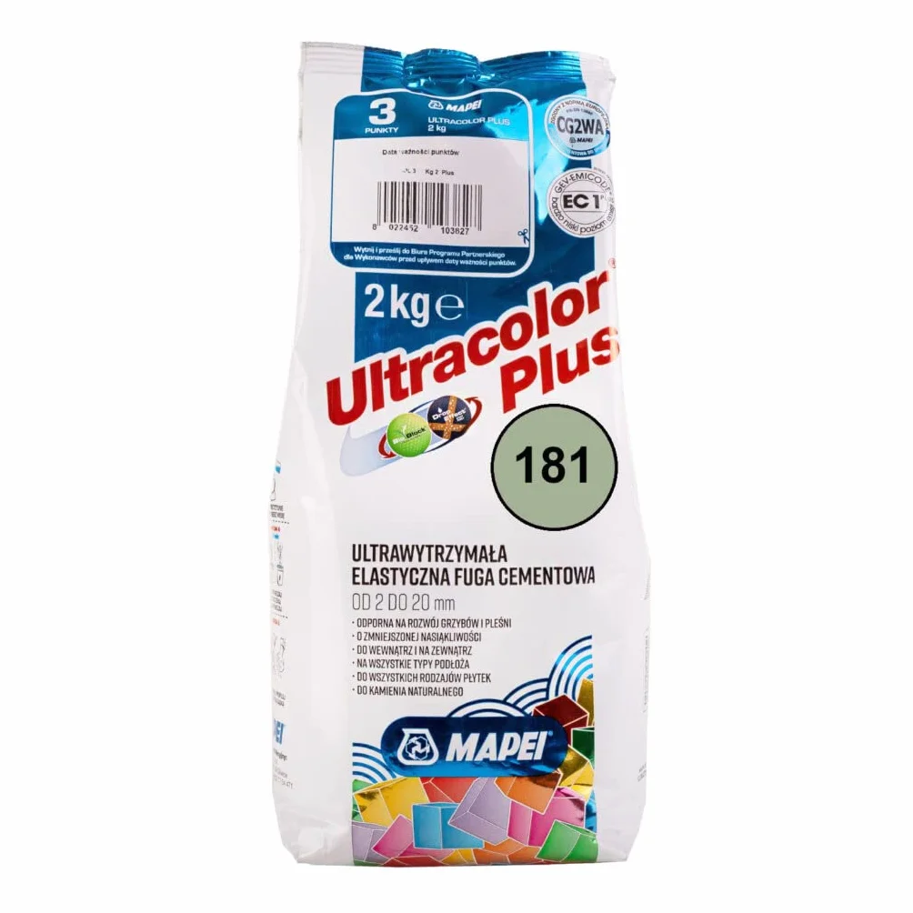 MAPEI ULTRACOLOR PLUS Fuga cementowa 2kg zielony