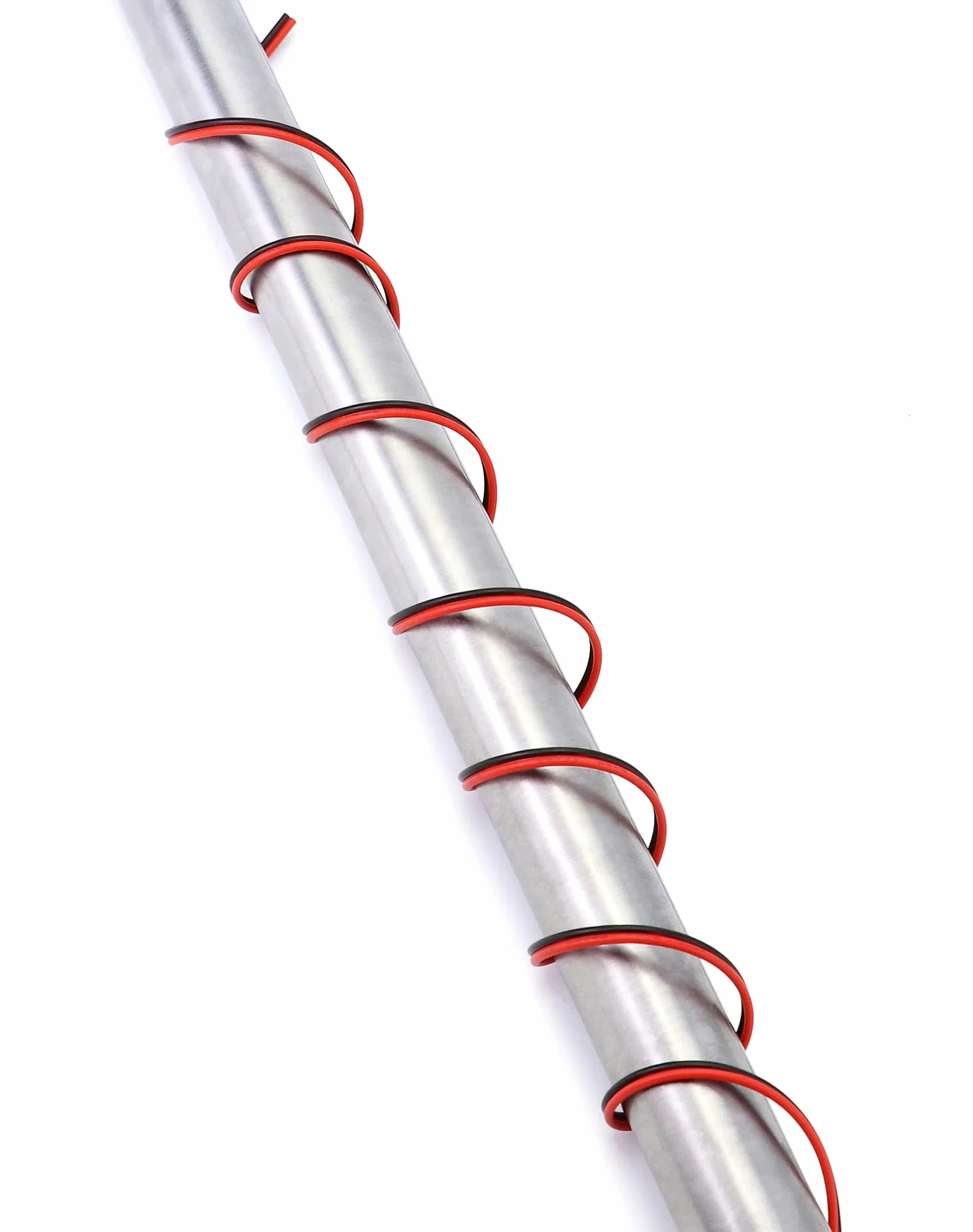QWORK 10m 22AWG przewód elektryczny 2-żyłowy czarny czerwony do taśmy LED