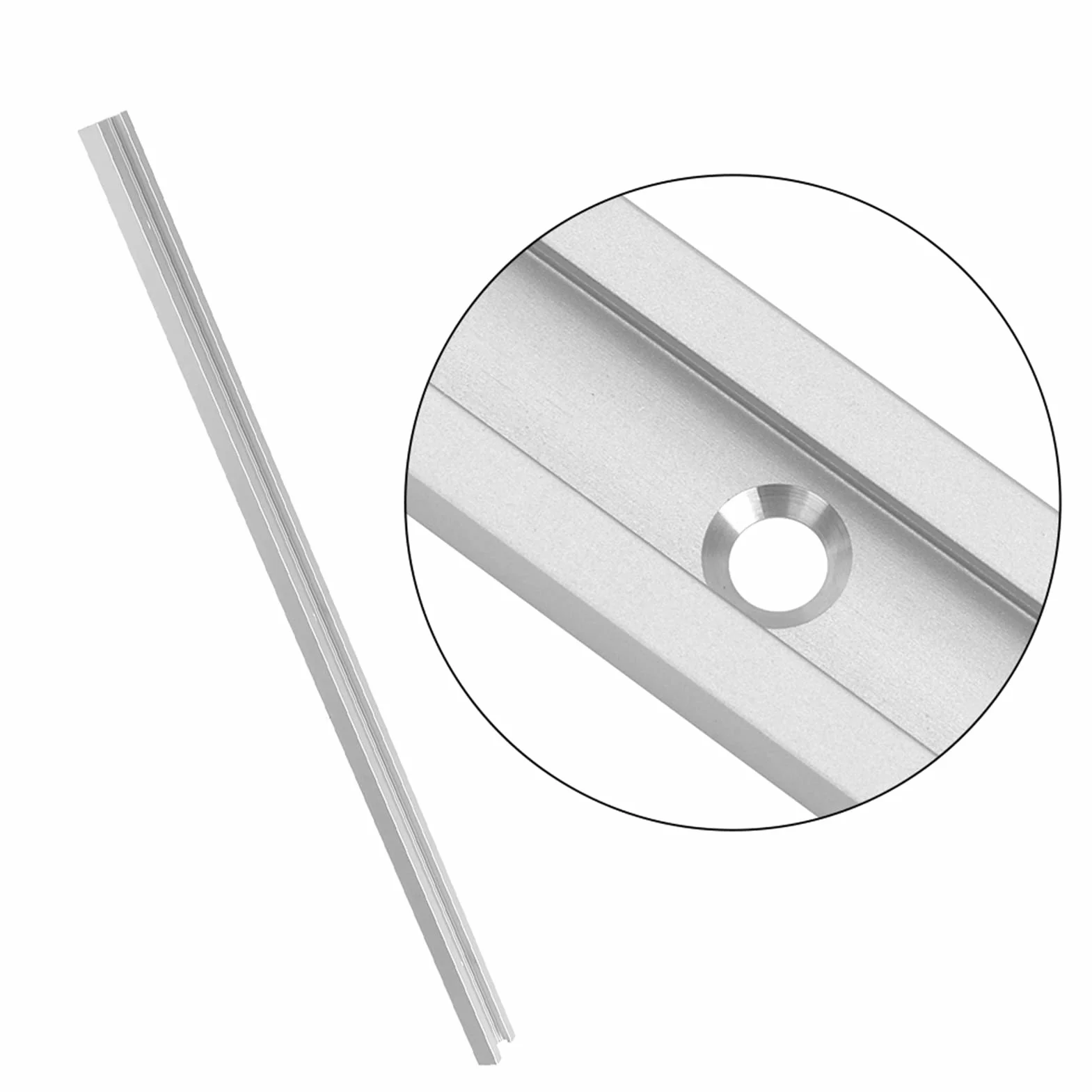 T-slot T-track listwa z zakładką szyna T Tablica Mitre ze stopu aluminium T-Track Jig mocowanie do stołu Router Table (300 mm)
