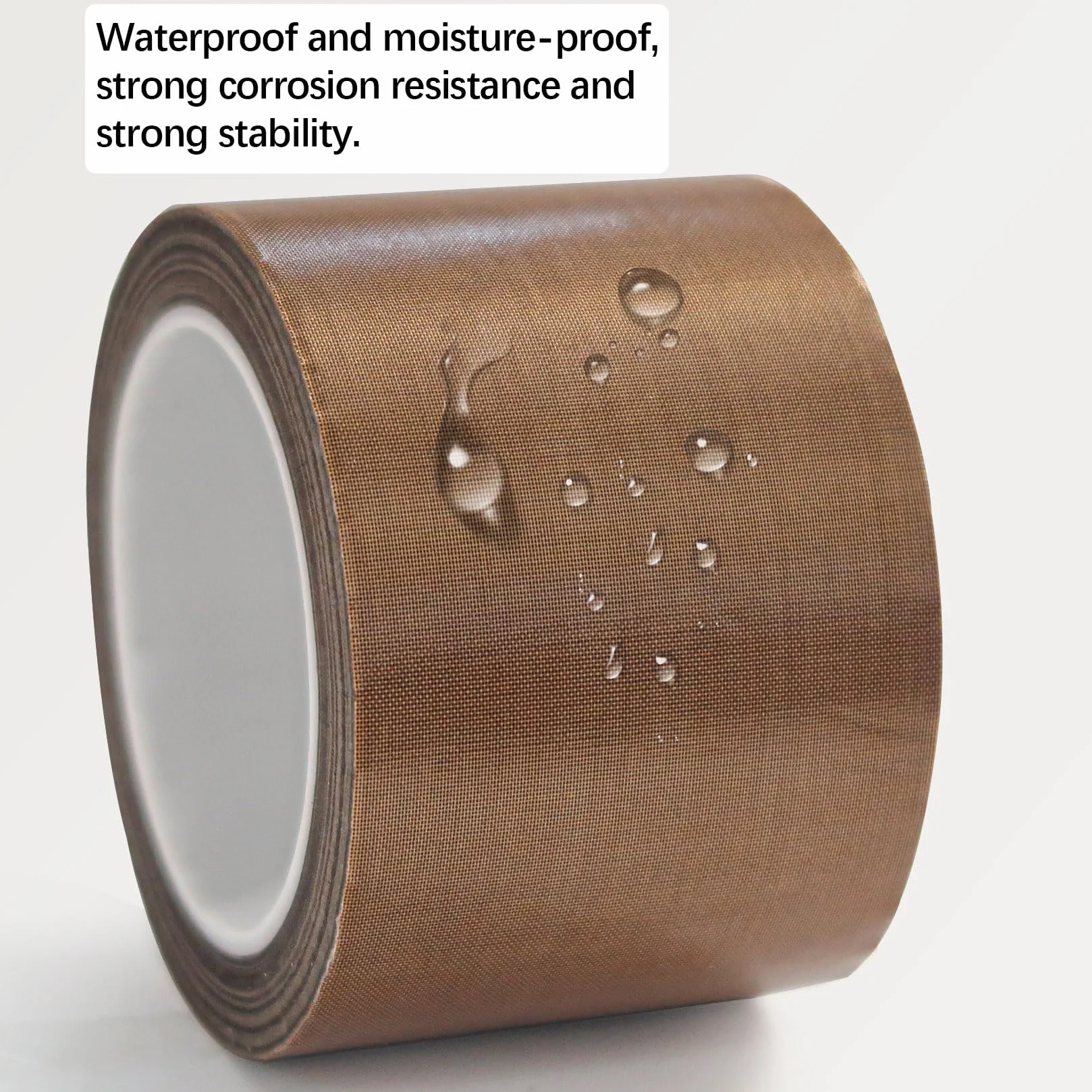 HOEREV teflonowa taśma klejąca PTFE, samoprzylepna silikonowa, grubość 0,13 mm, długość 30 m, 9,5 mm