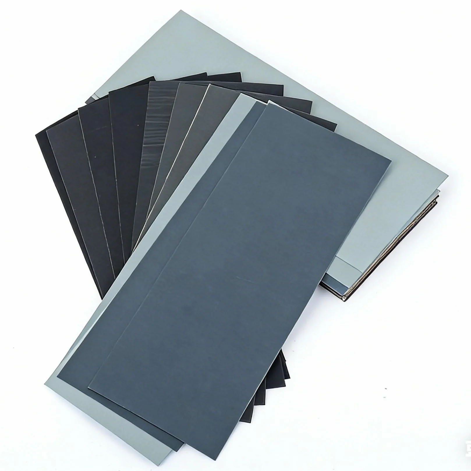 Papier ścierny zestaw 21 sztuk ziarnistość 60-10000 do drewna metalu samochodu