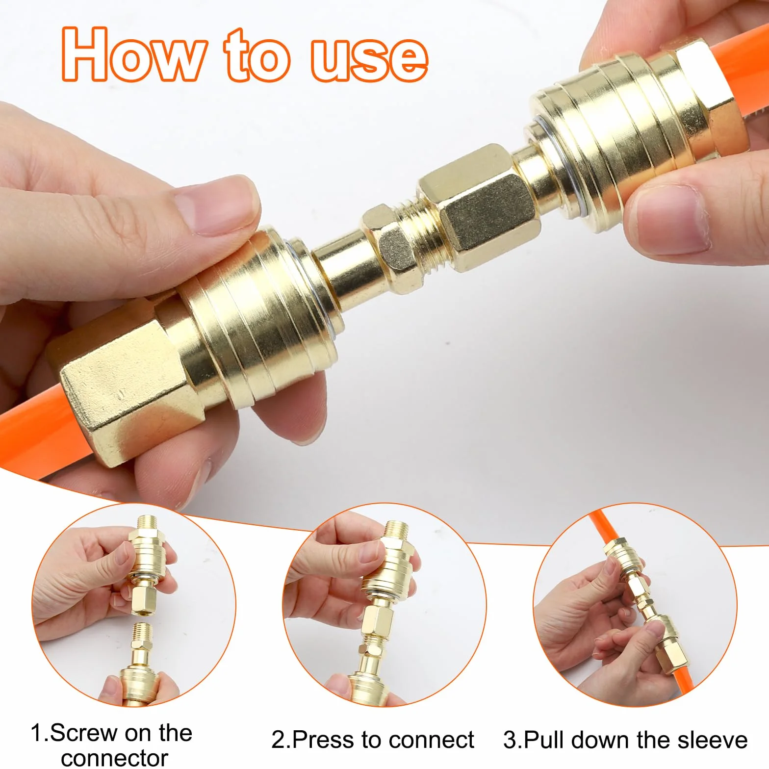 Euro złącze pneumatyczne szybkozłączka 1/4" BSP 10 sztuk do sprężonego powietrza