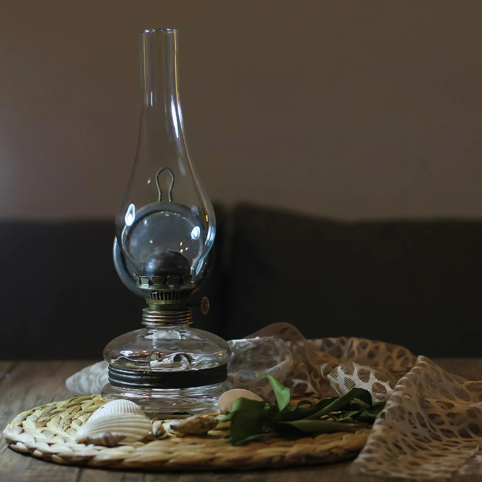 Mobestech Klosz do lampy naftowej, Przezroczysty szkło, Vintage wymiana