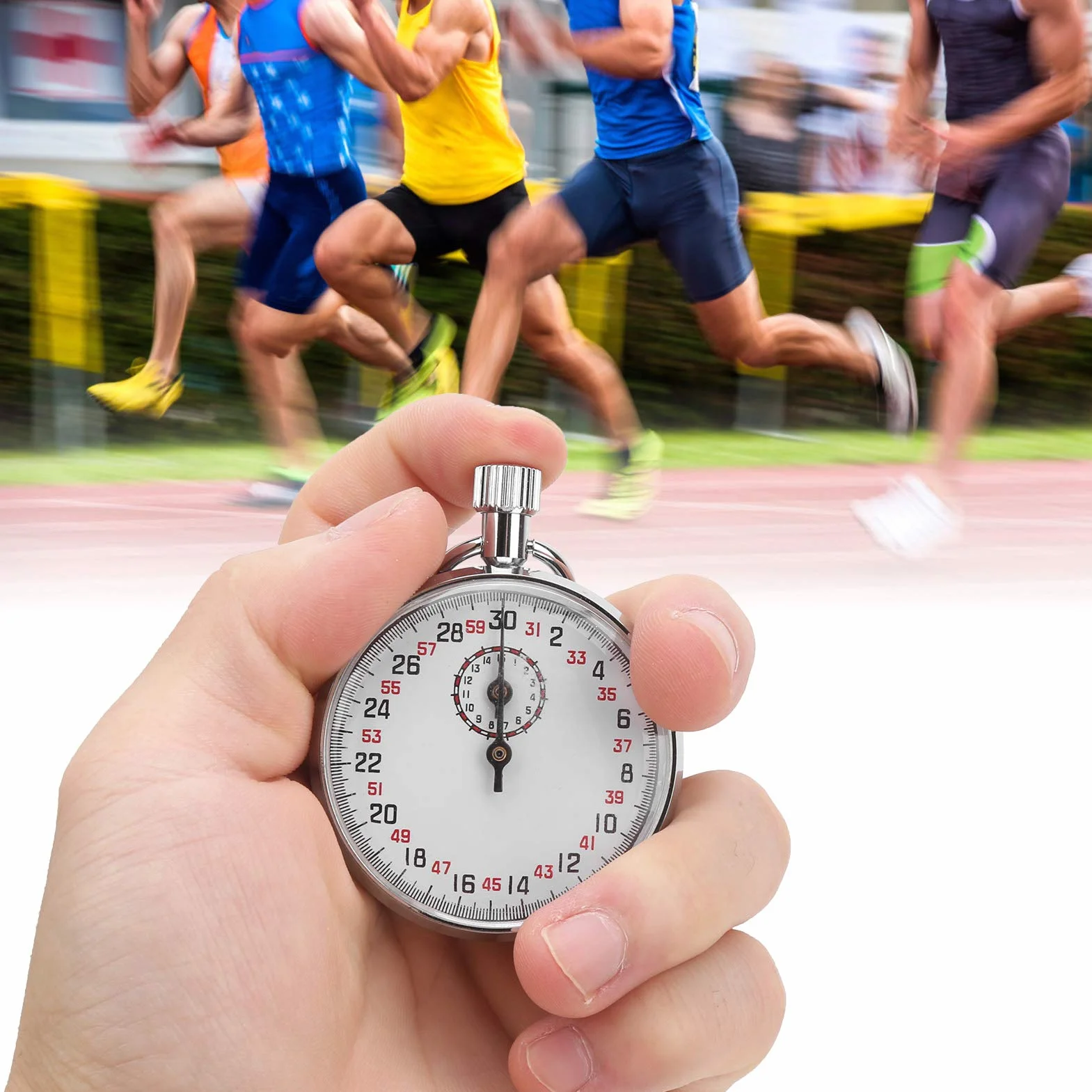 Przenośny Stoper Mechaniczny, Okrągły Chronograf Sportowy, Minutnik do Sprzętu do Nauczania Fizyki