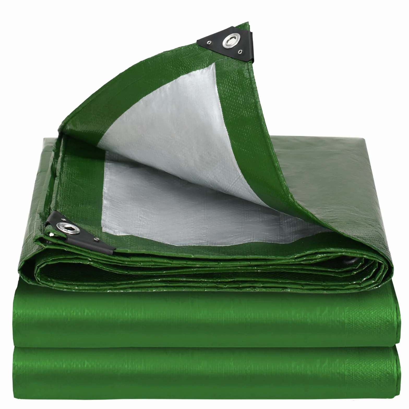 Velway Plandeka wodoodporna 2 m x 3 m 100 g/m² wzmocnione oczka ochrona UV