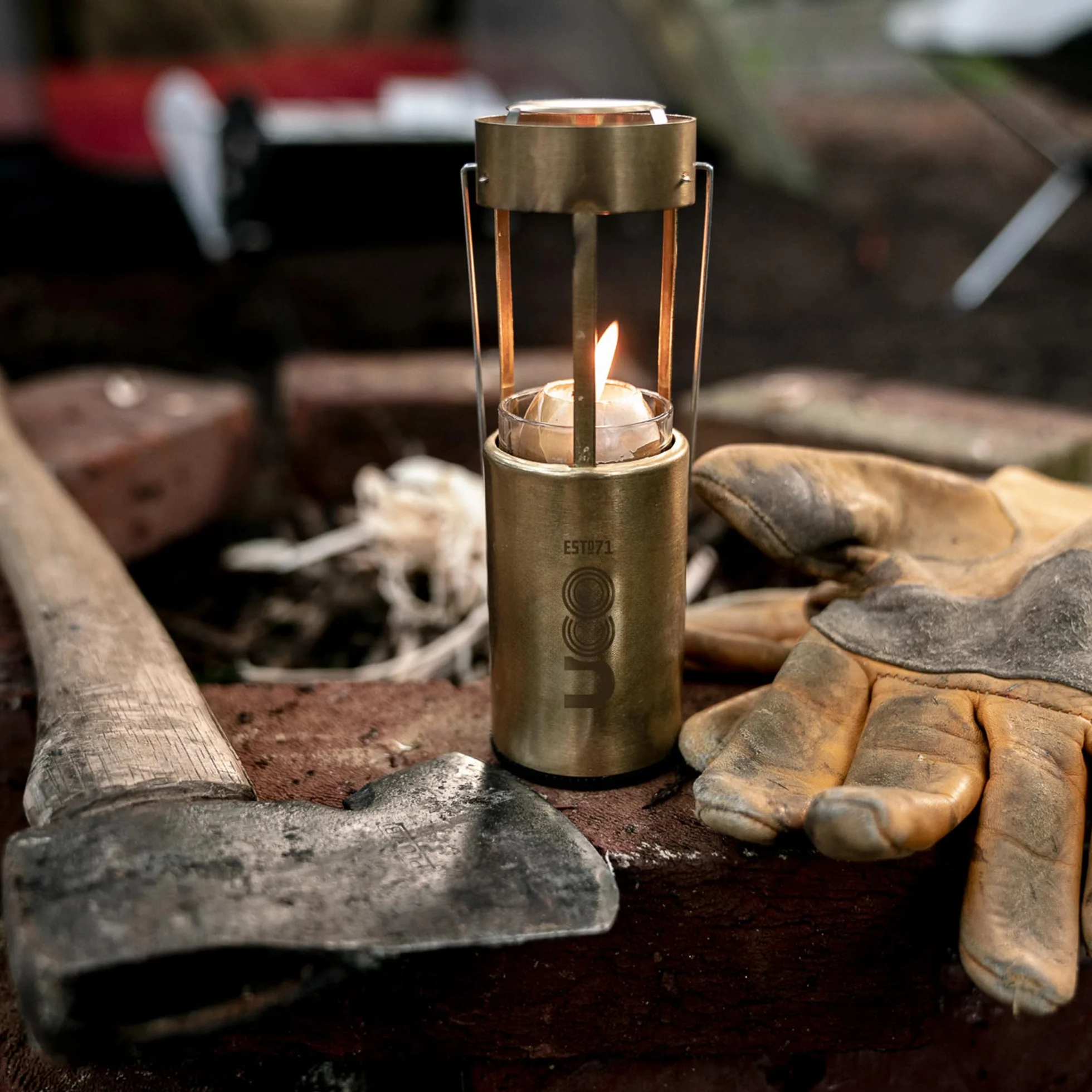Brass Candle Lantern 6.5 Inches