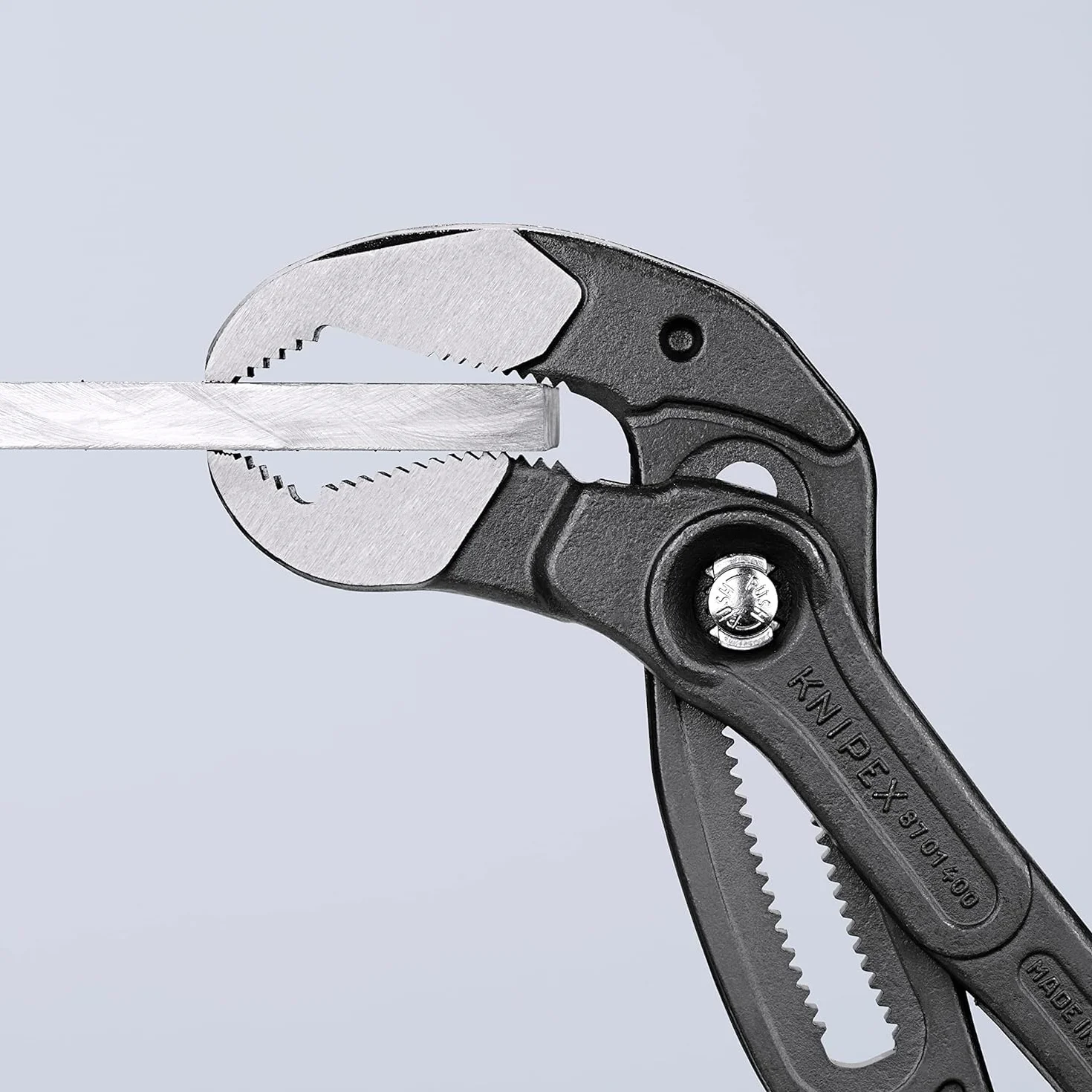 KNIPEX Cobra XL Szczypce do rur 400 mm 87 01 400 fosforanowana antypoślizgowa
