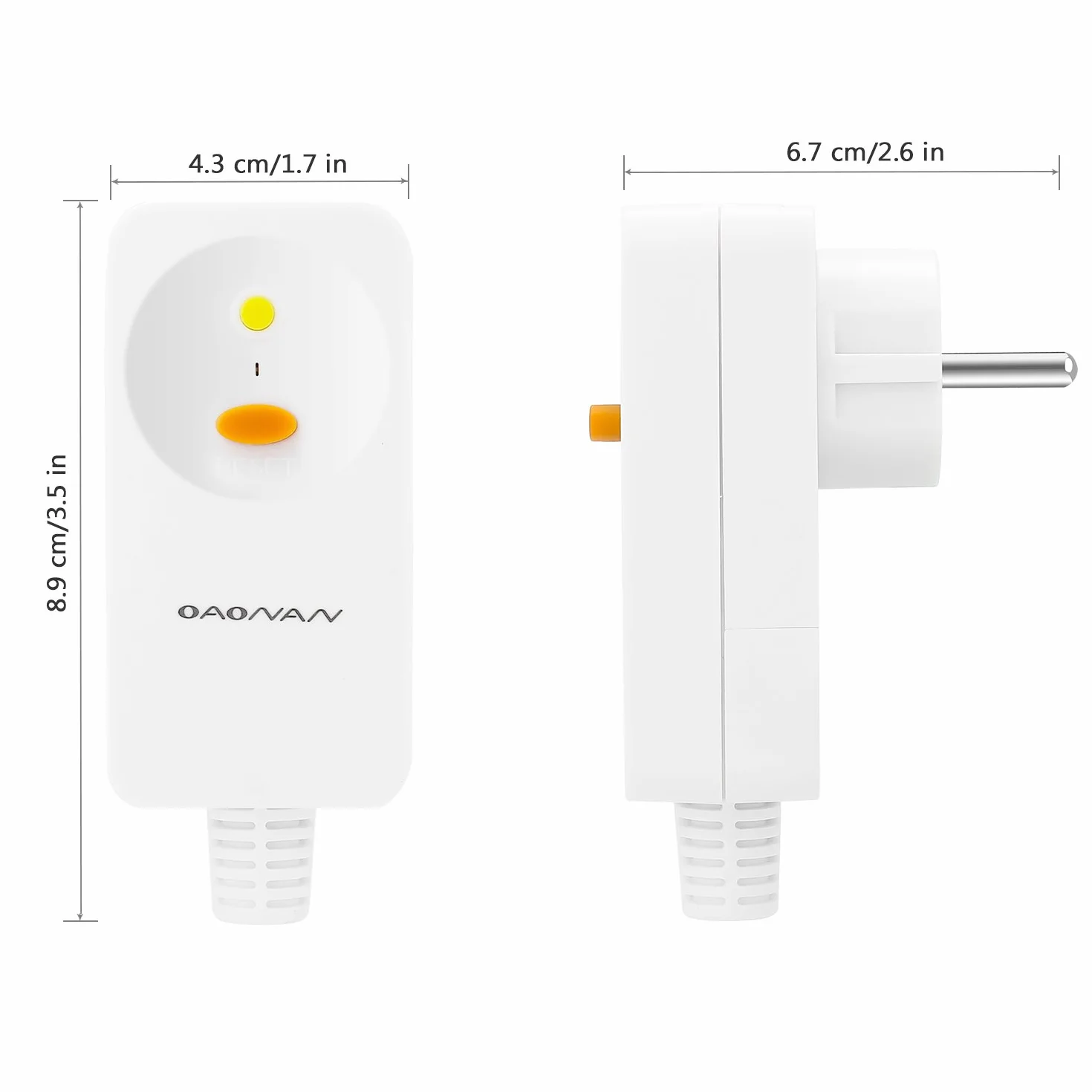 Wyłącznik ochronny różnicowoprądowy 10 mA 16 A 220-240 V AC biały