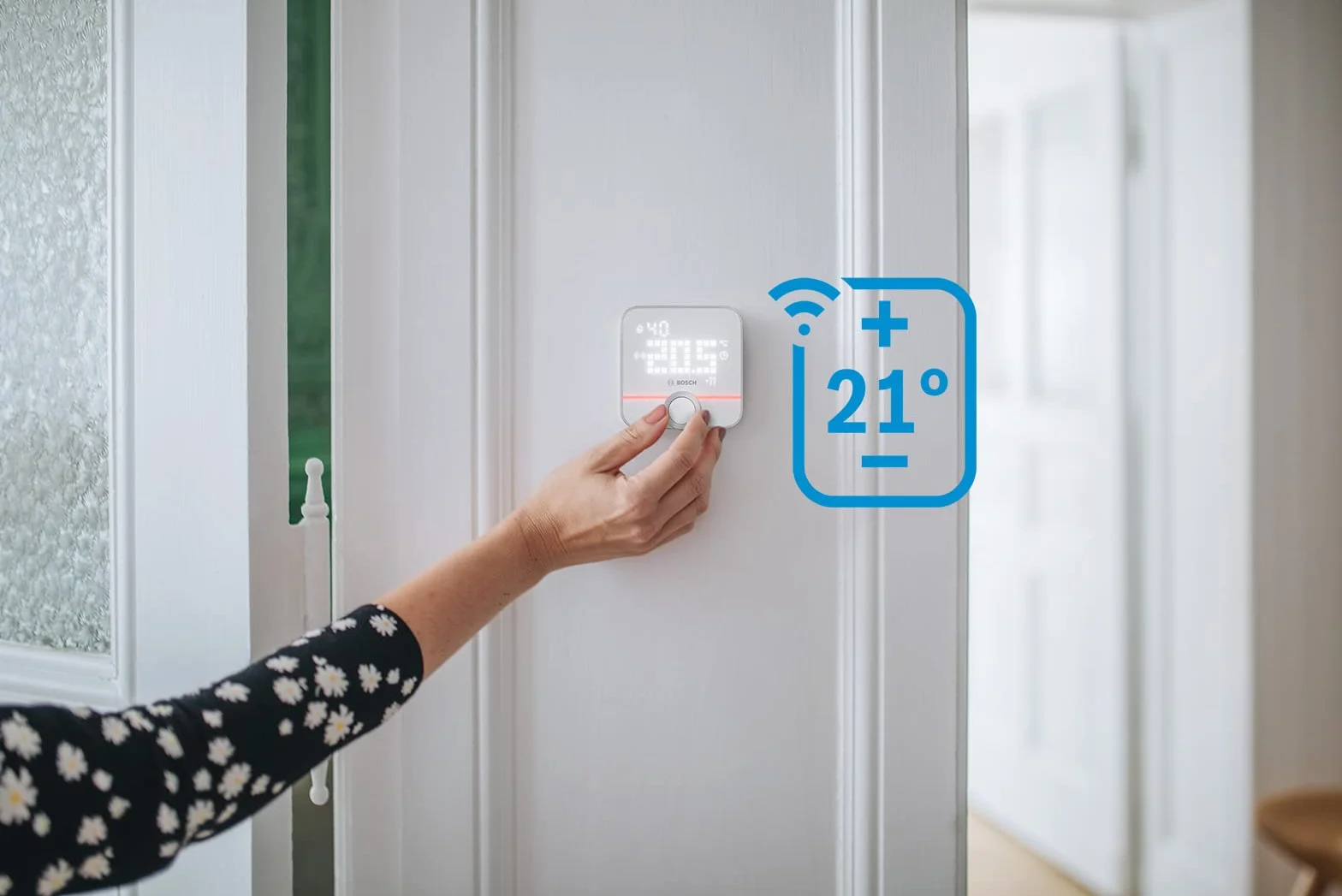 Bosch Smart Home Termostat, Biały, 2,8 x 8,6 x 8,7 cm