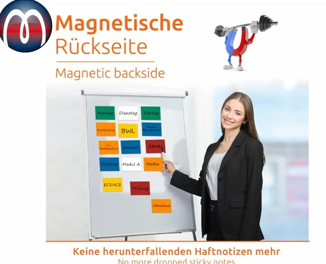 Taśma magnetyczna do etykietowania, kolorowa, do zapisywania/ścierania, szerokość 50 mm – rolka 5 m – do opisywania i oznaczania, magazynu, warsztatu, do białych tablic, flipchartów, prezentacji,