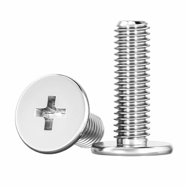 M3 x 5 (głowica 6) 50 Pcs Ekstra cienki Krzyż Śruby z łbem płaskim Stal nierdzewna 304 Niski profil Komputer Śruby maszynowe