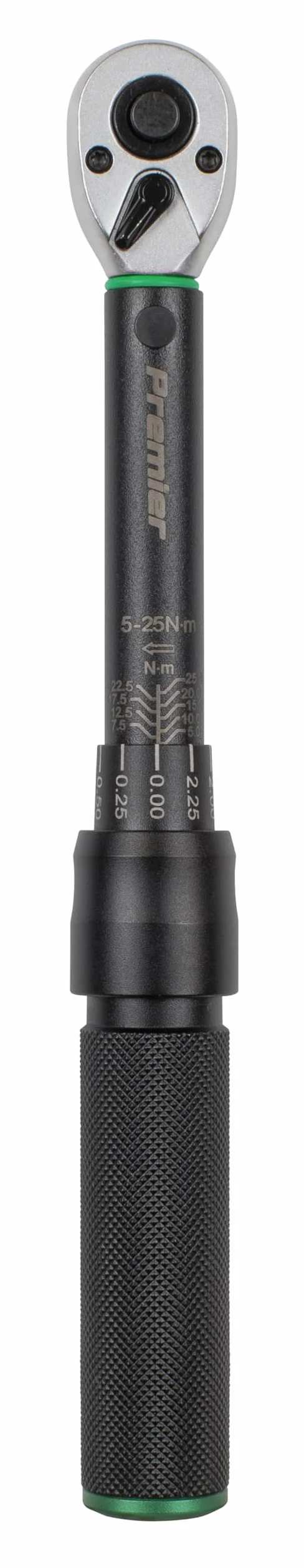Sealey Kalibrowany klucz dynamometryczny 1/2" Sq Drive 5-25Nm Premier Black STW901B