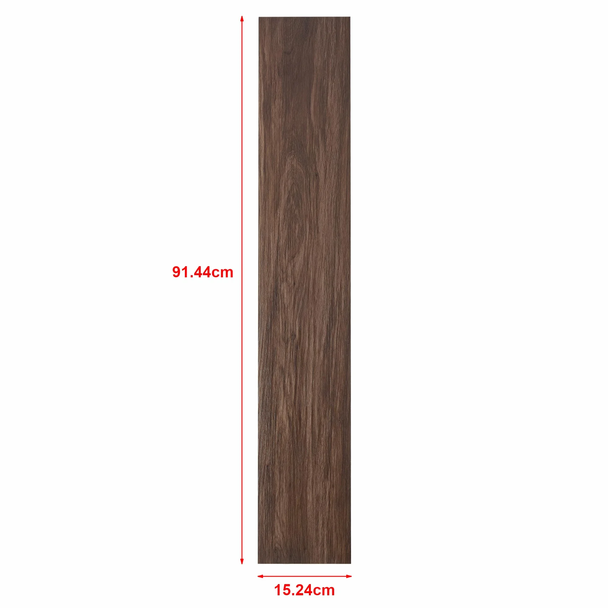 neu.holz - samoprzylepna wykładzina podłogowa, ok. 1 m², „Smoked Oak”, laminat winylowy, 7 antypoślizgowych desek dekoracyjnych, do ogrzewania podłogowego