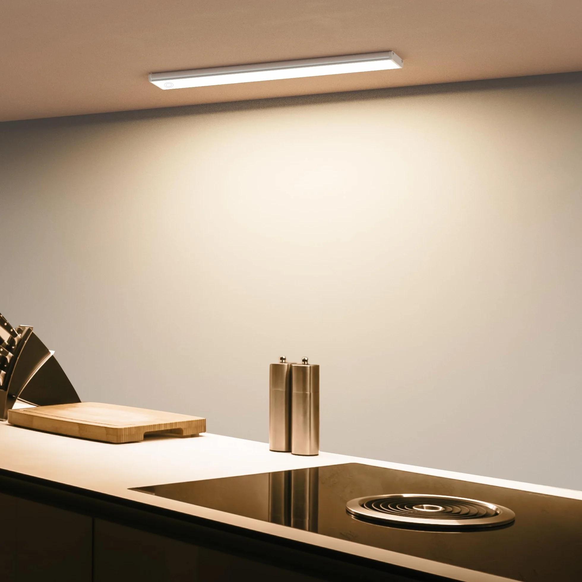 Mexllex Lampa podszafkowa LED 138 diod 1500 mAh 30 cm czujnik ruchu 2 sztuki