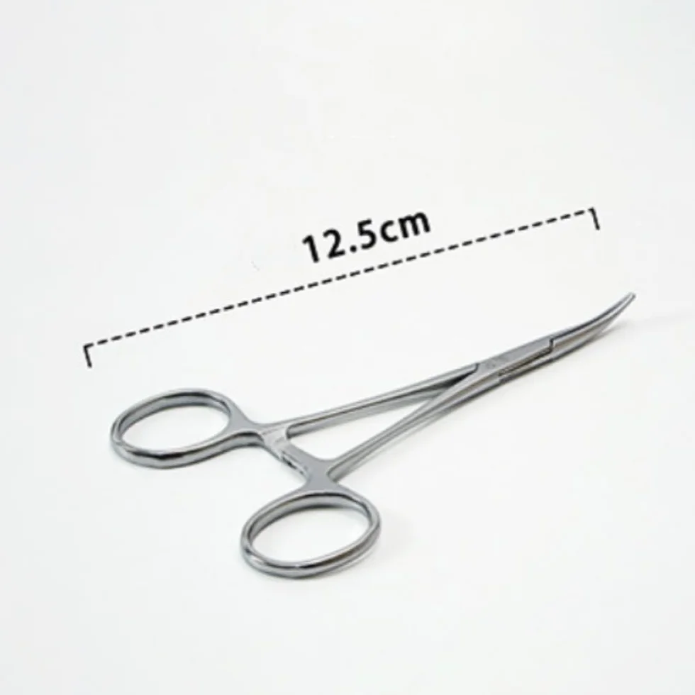 Zestaw szczypiec do piercingu ze stali nierdzewnej 12,5 cm 2 sztuki