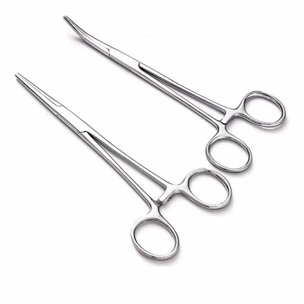 Zestaw szczypiec do piercingu ze stali nierdzewnej 12,5 cm 2 sztuki