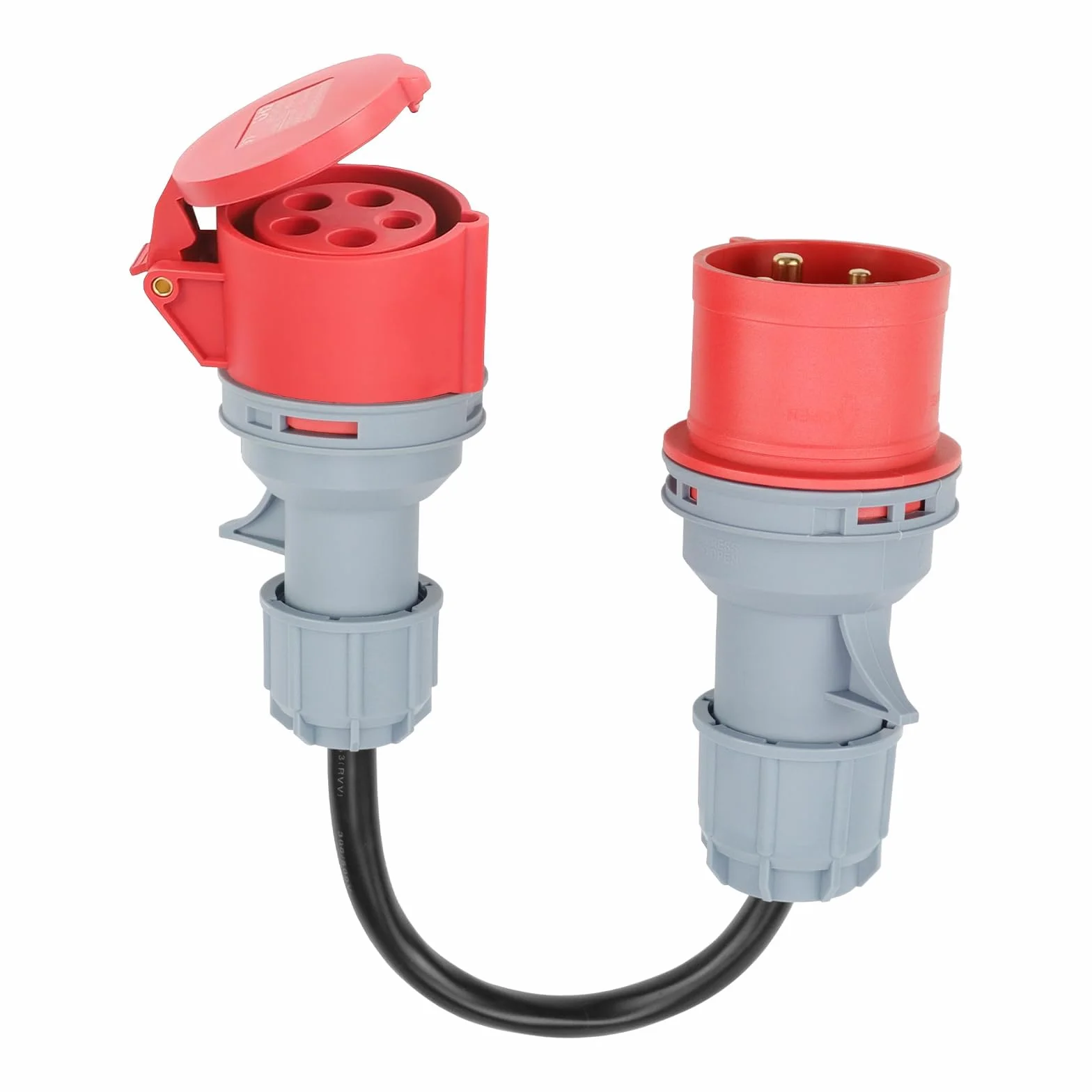 CHRI Adapter CEE 32A na 16A, 5x2.5mm² Kabel 16A 415V