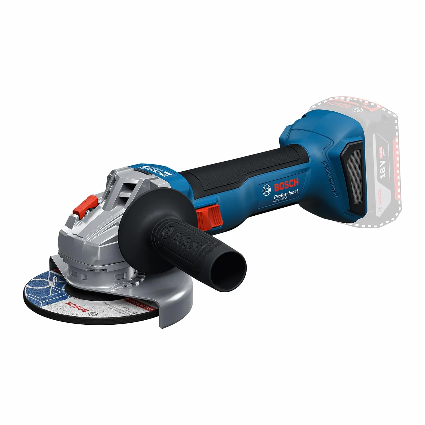 Bosch Professional akumulatorowa szlifierka kątowa GWS 18V-8 125 mm