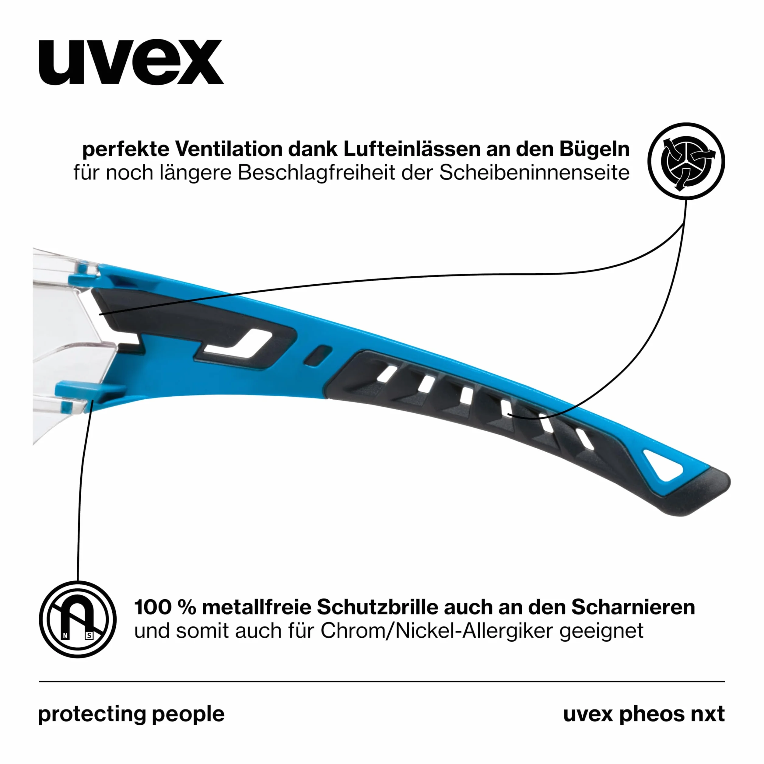 Uvex pheos nxt – okulary ochronne klasy premium