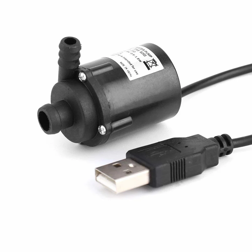 Bezszczotkowa pompa wodna JT-160 DC 5V 2W USB mikrozanurzeniowa cicha