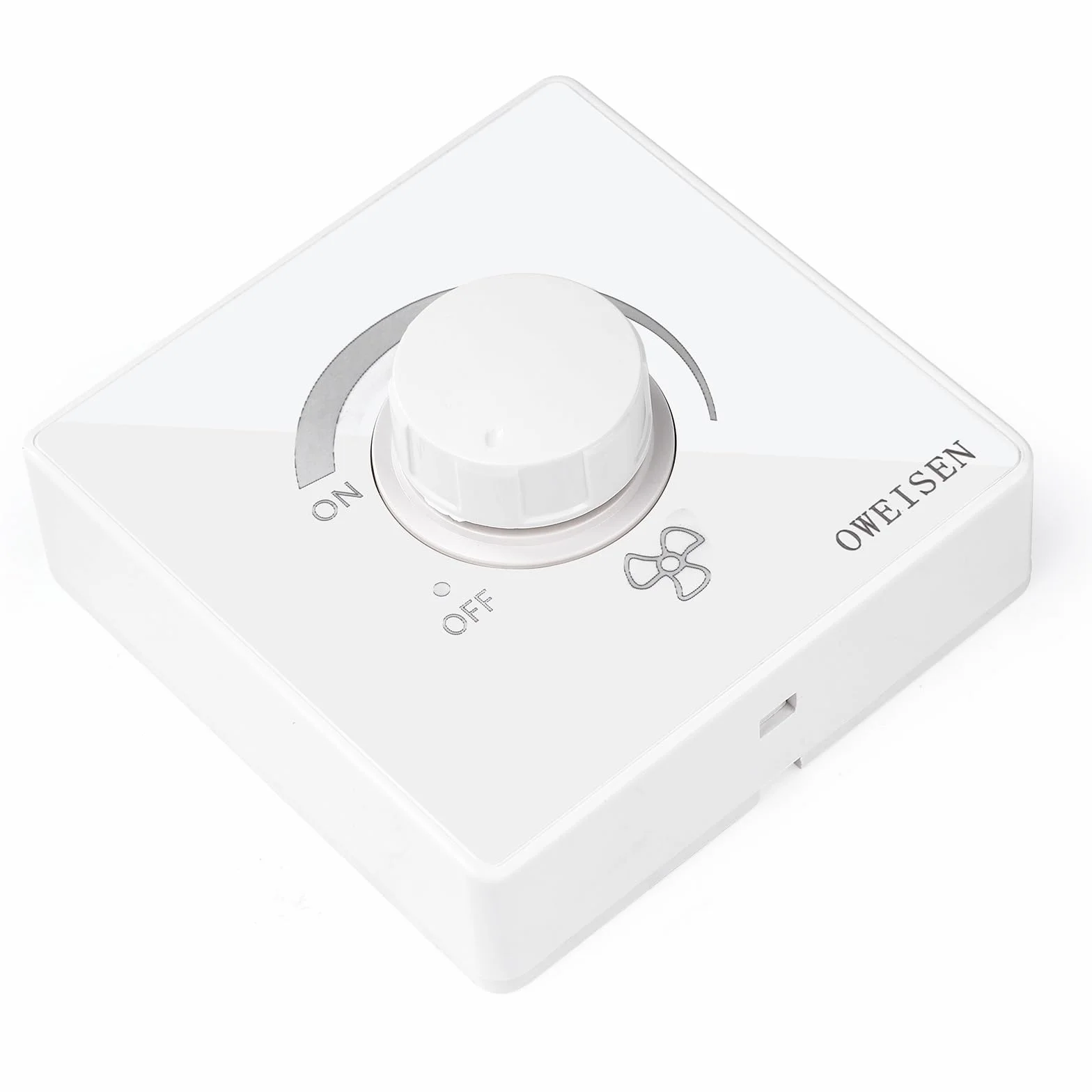 Jadeshay Przełącznik ścienny, regulator prędkości obrotowej 230 V, wentylator typu 86, wentylator sufitowy, regulator prędkości obrotowej, ściemniacz montowany na ścianie, 10 A AC 220 V