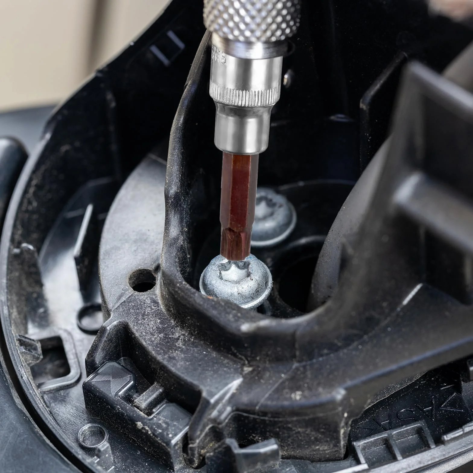 QUARKZMAN 1/2" nasadka Torx T52 tuleja, stal S2 CR-V, długość 4"