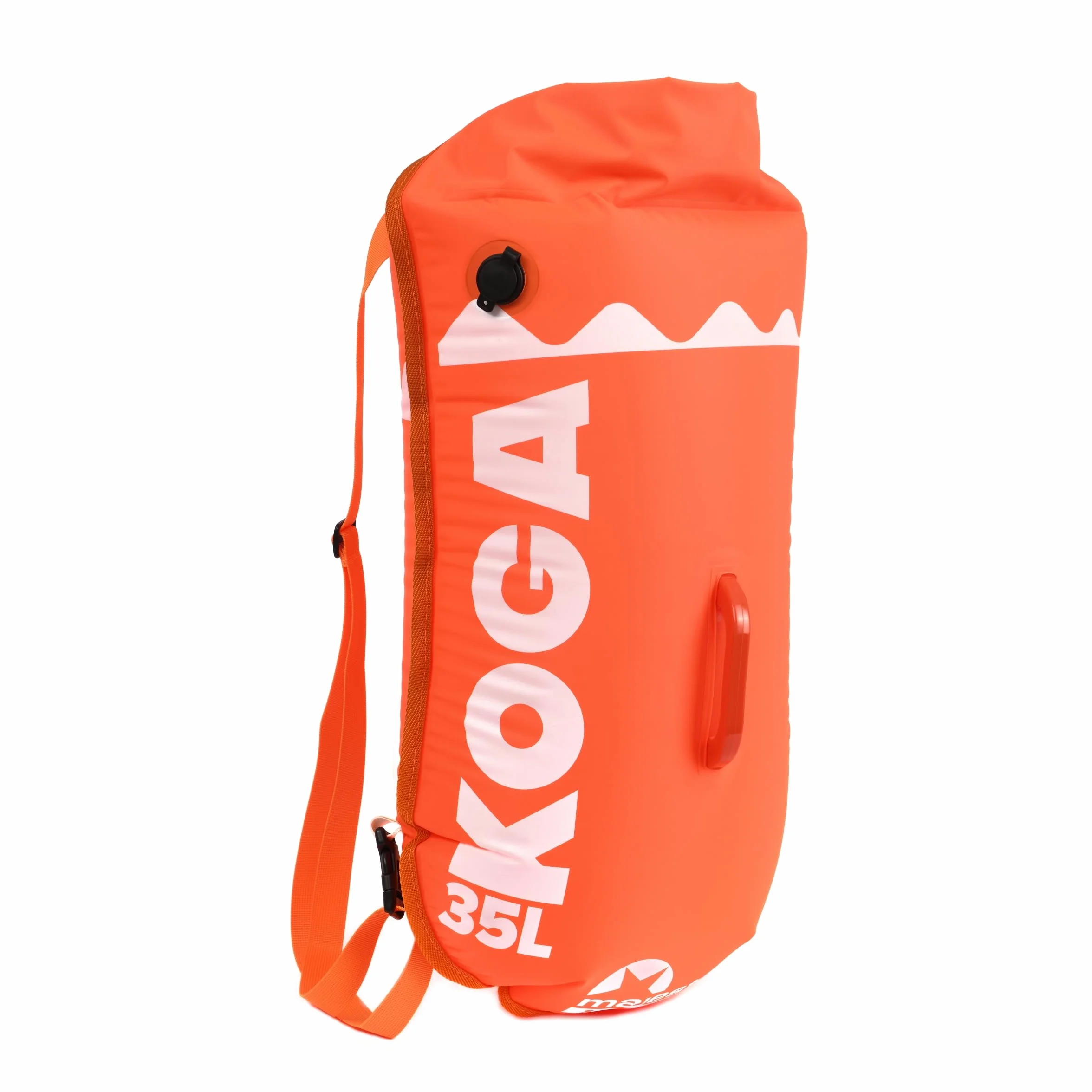 KOGA boja do pływania i worek na sucho 35 l pomarańczowy, otwarta woda i triathlon. Swimming Buoy, pomarańczowy, jeden rozmiar