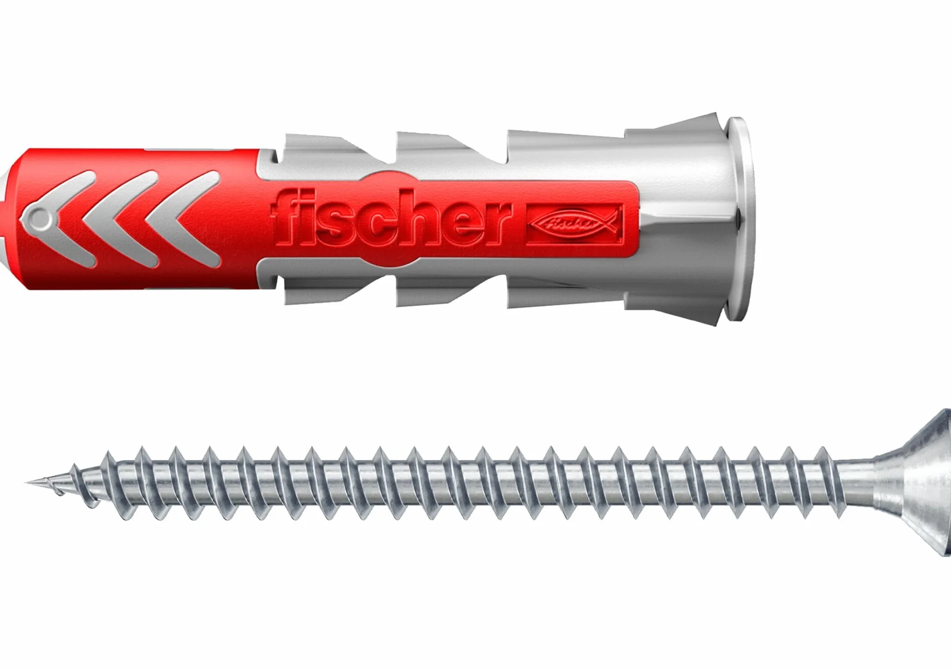 Fischer Red-Box DuoPower Zestaw 280 elementów śruby kołki różne rozmiary skrzynka asortymentowa