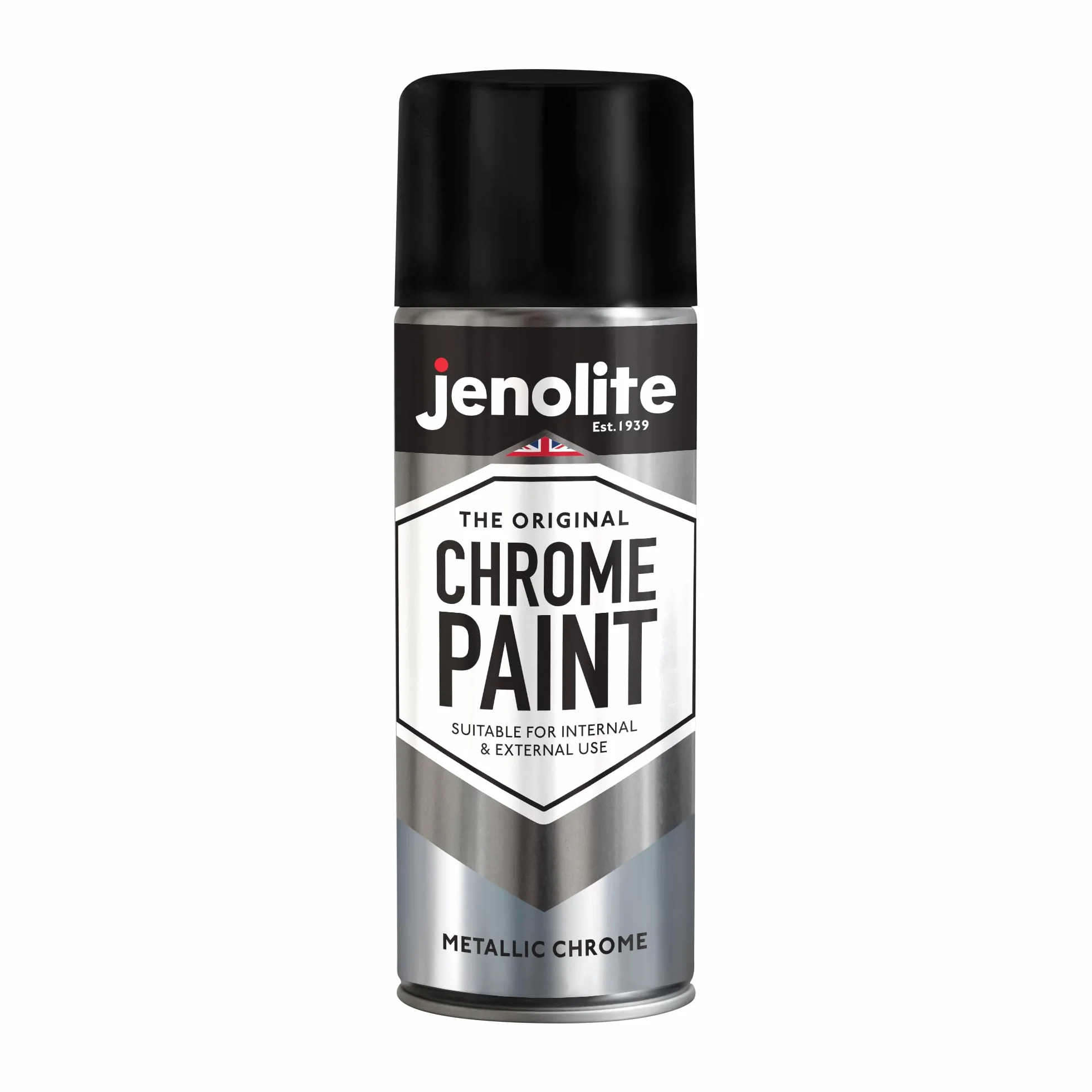 JENOLITE Chromowana farba w sprayu metaliczny chrom 400 ml