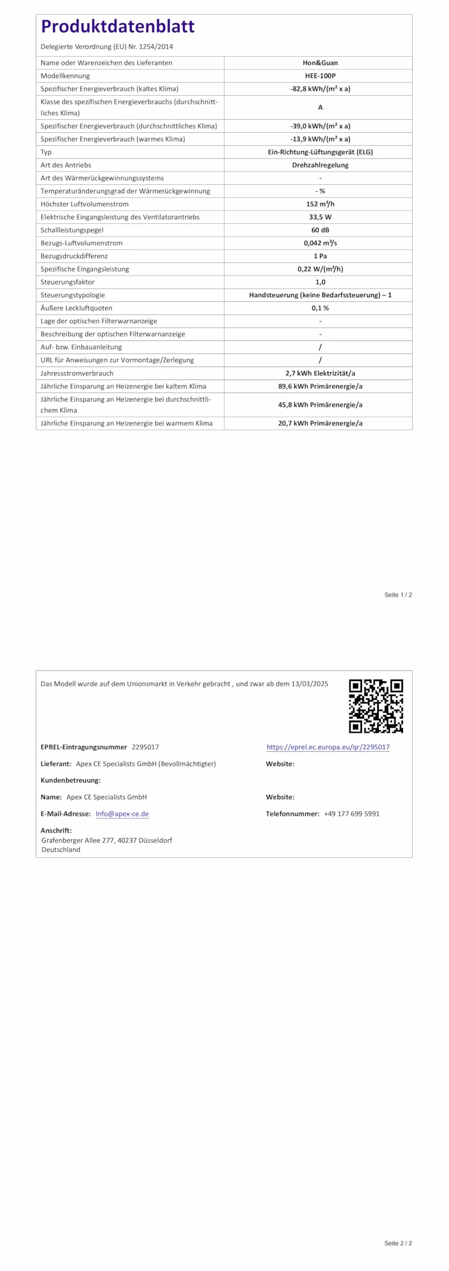 VEVOR 190 CFM Cichy Radon Zestaw instalacyjny wentylatora z 2 złączkami, wskaźnik ciśnienia, wodoodporny wentylator kanałowy in-line, 305 x 320 x 235 mm, biały