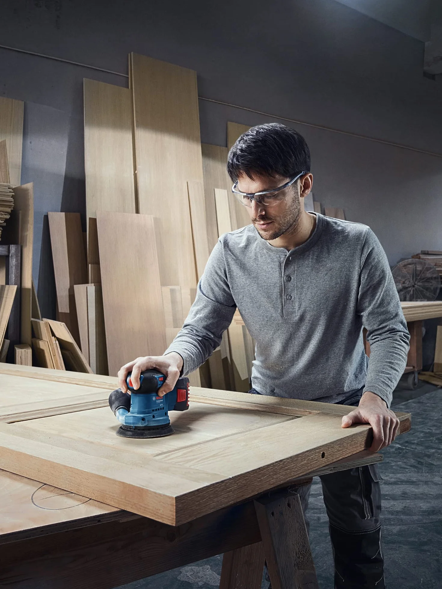 Bosch Professional GEX 185-LI szlifierka mimośrodowa 18V bezszczotkowa