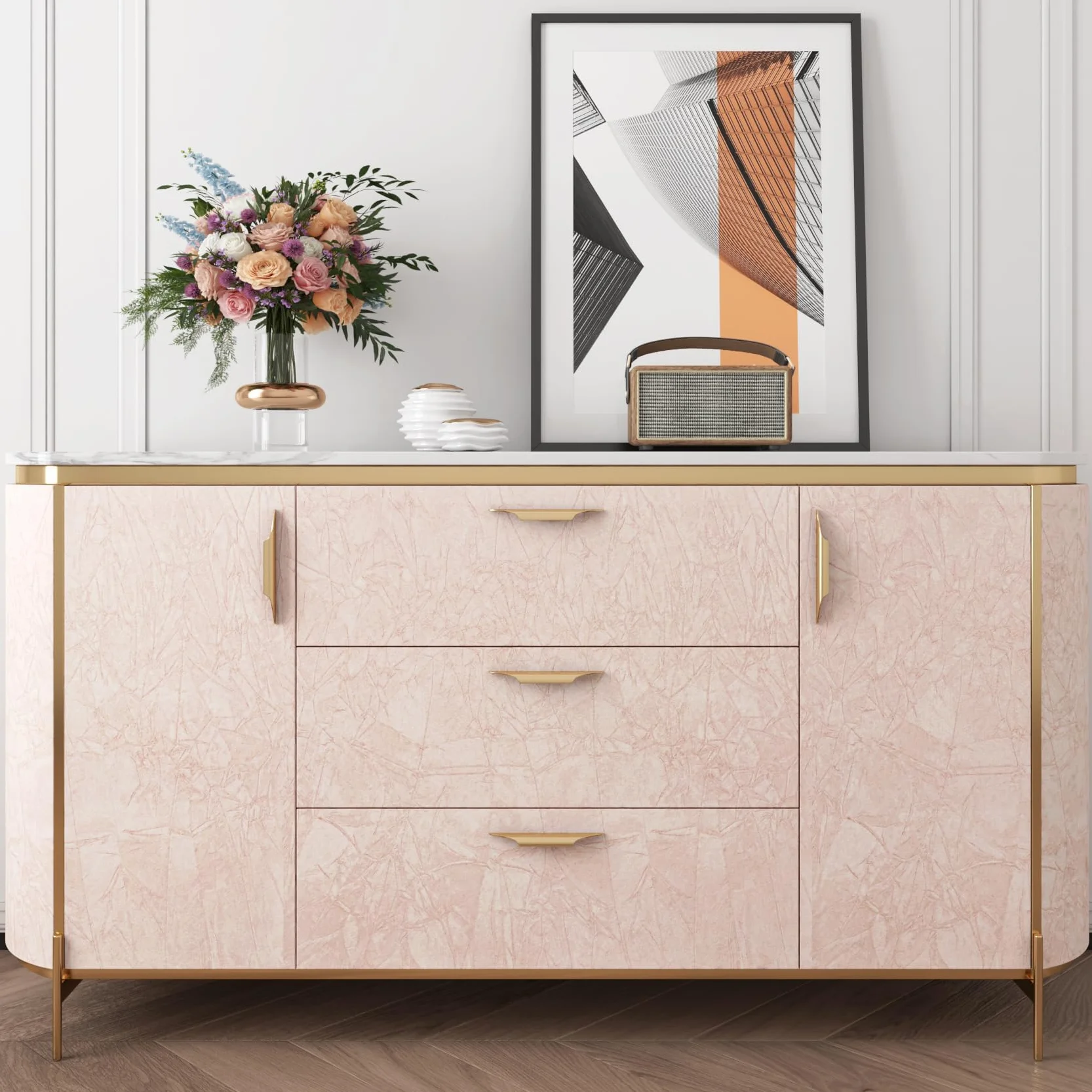 YENHOME Tapeta aksamitna samoprzylepna różowa 40 x 200 cm flokowana folia do mebli