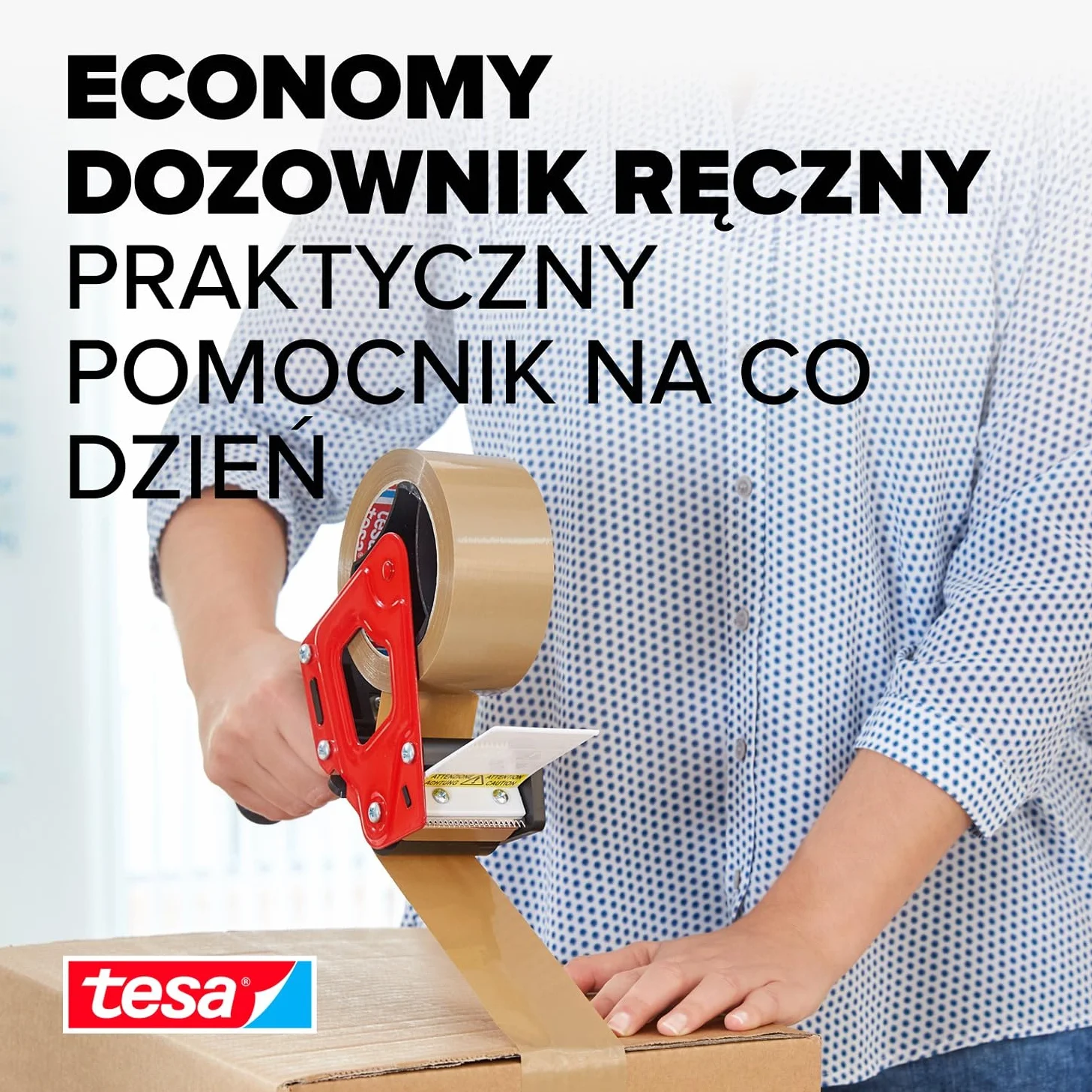 tesa Dyspenser Ręczny Economy do Taśm Pakowych