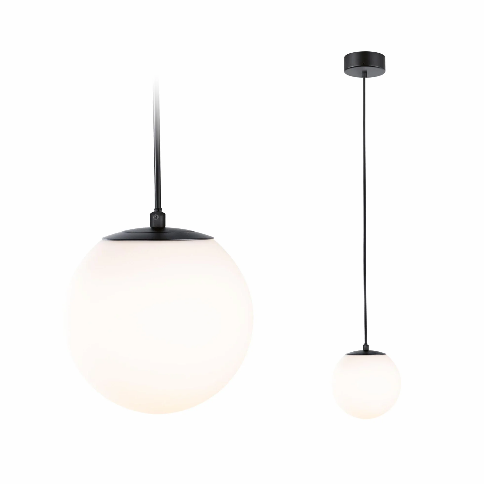 Paulmann 71073 LED lampa wisząca Selection Bathroom Gove IP44 9W czarny matowy