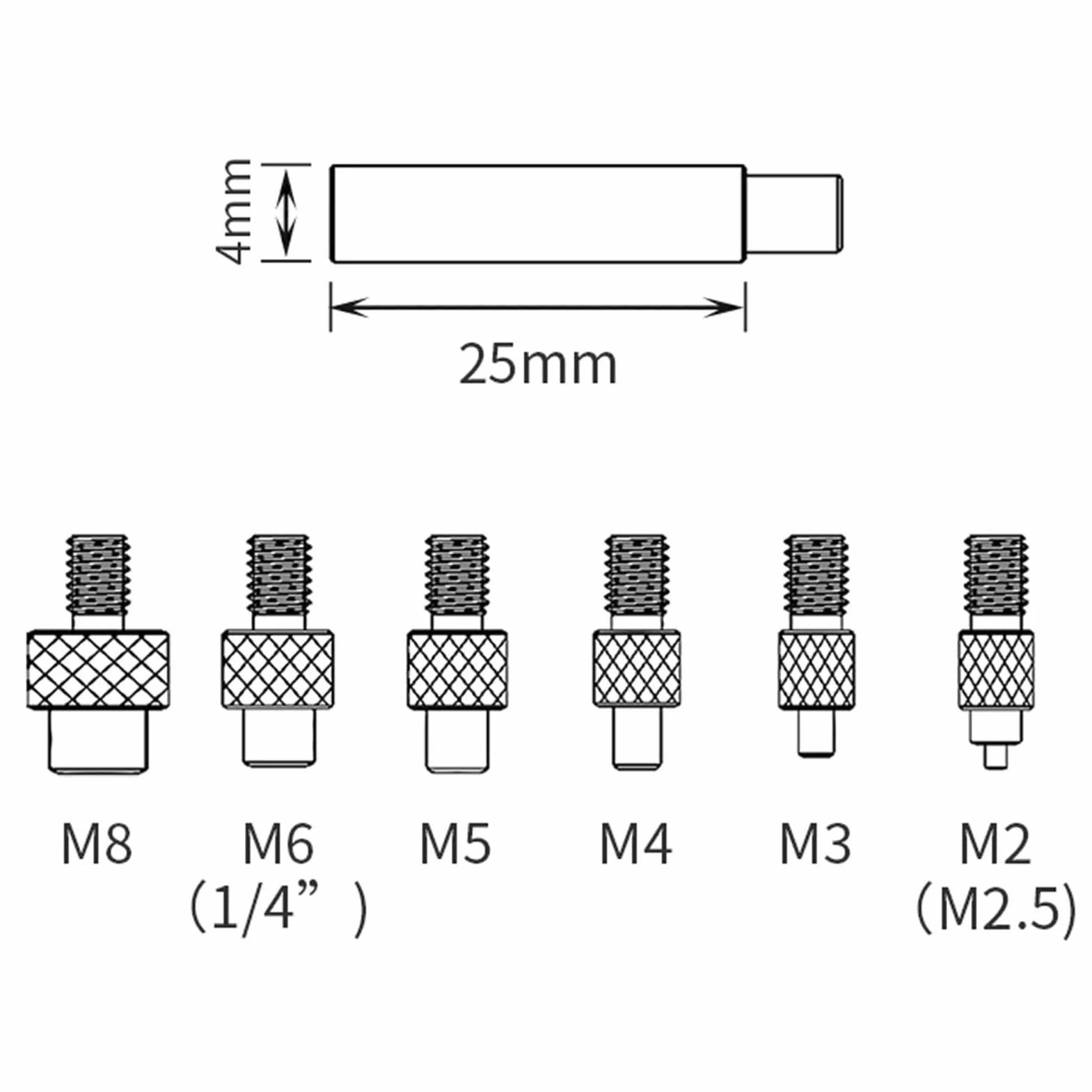 Heat Set Insert Tips, Uniwersalne Końcówki Lutownicze 936, M2 M2.5 M3 M4 M5 M6