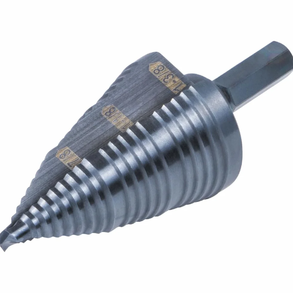 KLEIN TOOLS Wiertło stopniowe podwójne karbowane KTSB15 7/8 do 1-3/8 cala czarne