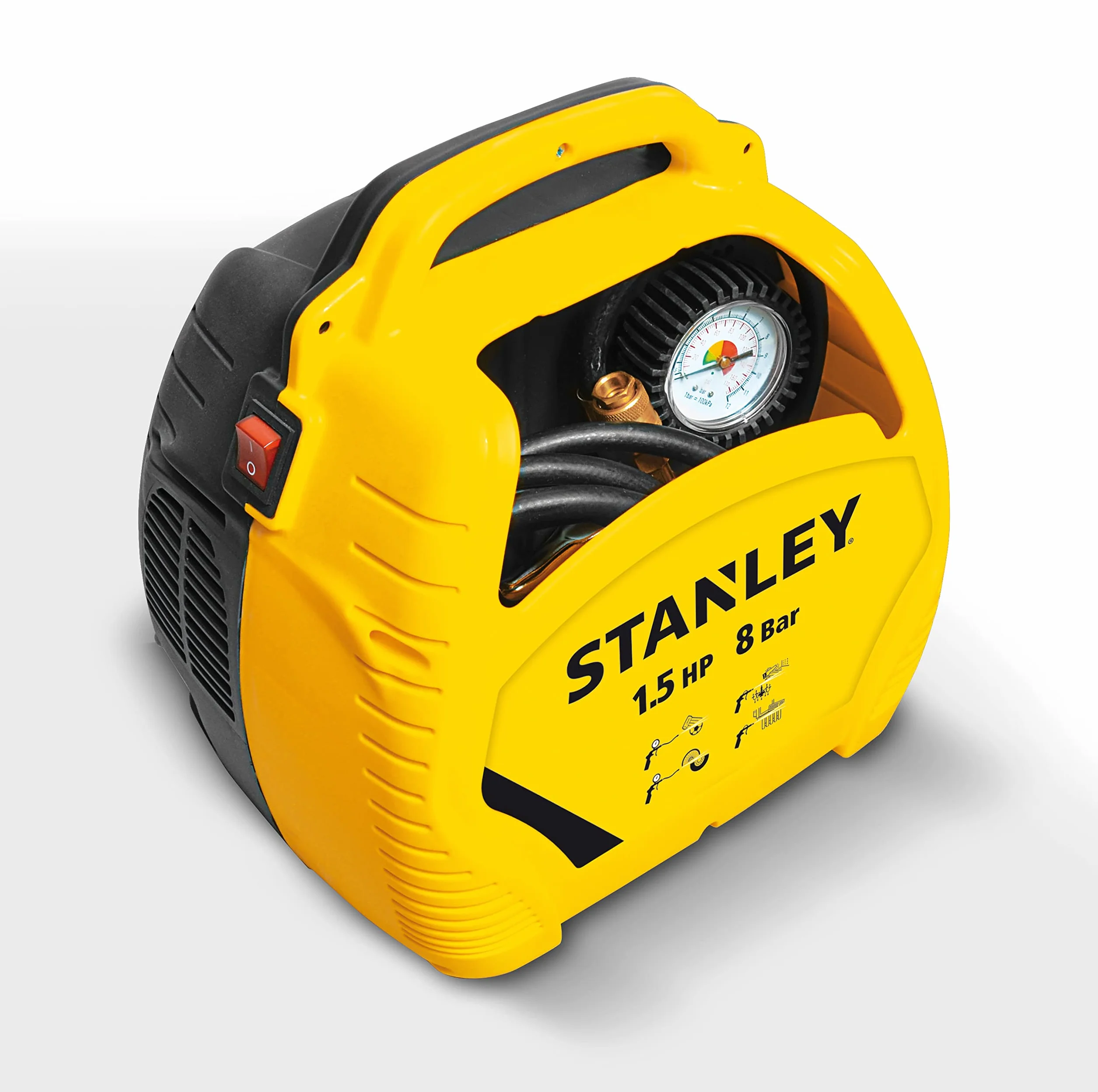 Stanley 1868 Kompresor 33 x 26 x 33,5 cm 6,06 kg Czarny/Żółty