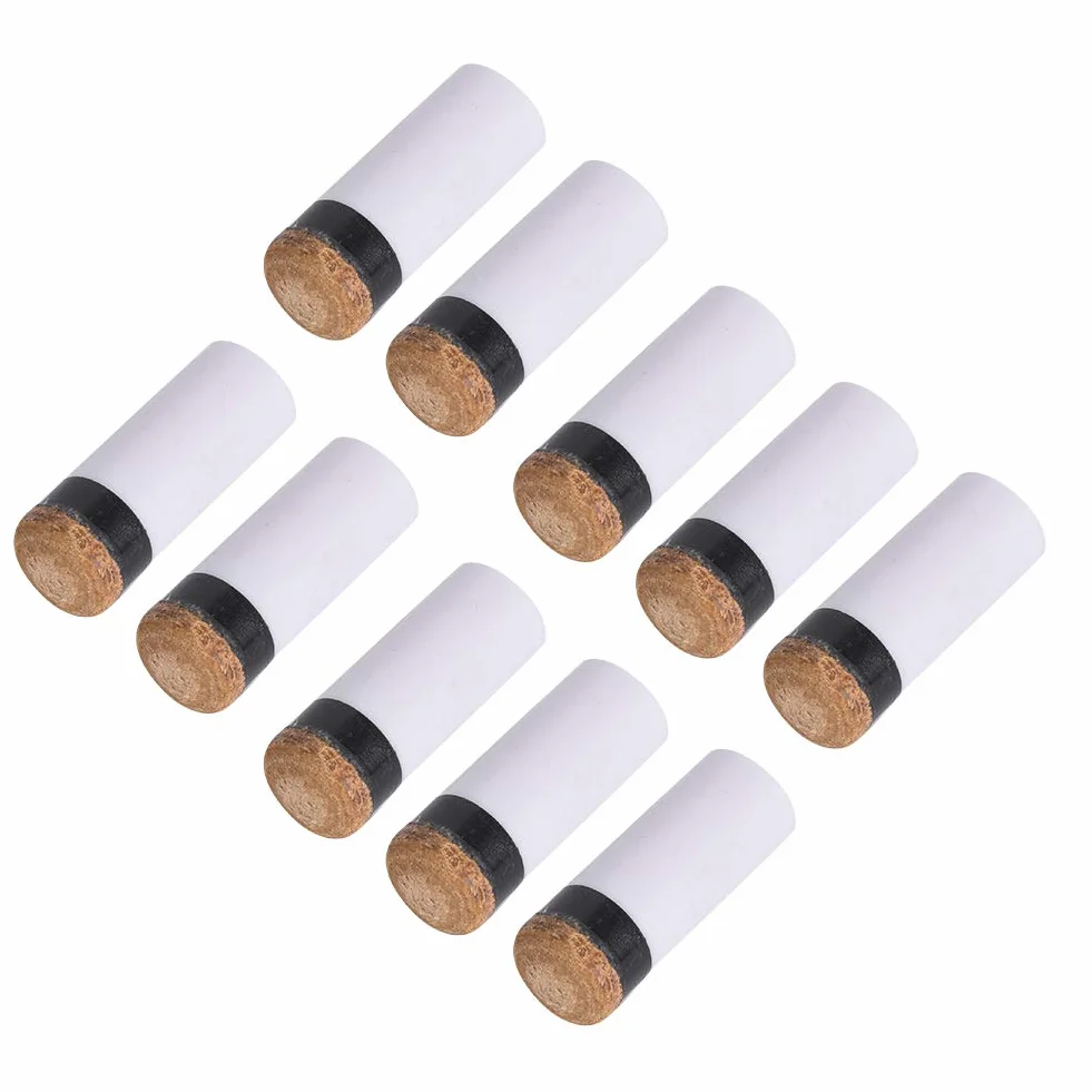 Alomejor 10 sztuk końcówek zamienne do kijków bilardowych Akcesoria naprawcze do tygrysa bilardowego (10 mm / 11 mm / 12 mm / 13 mm