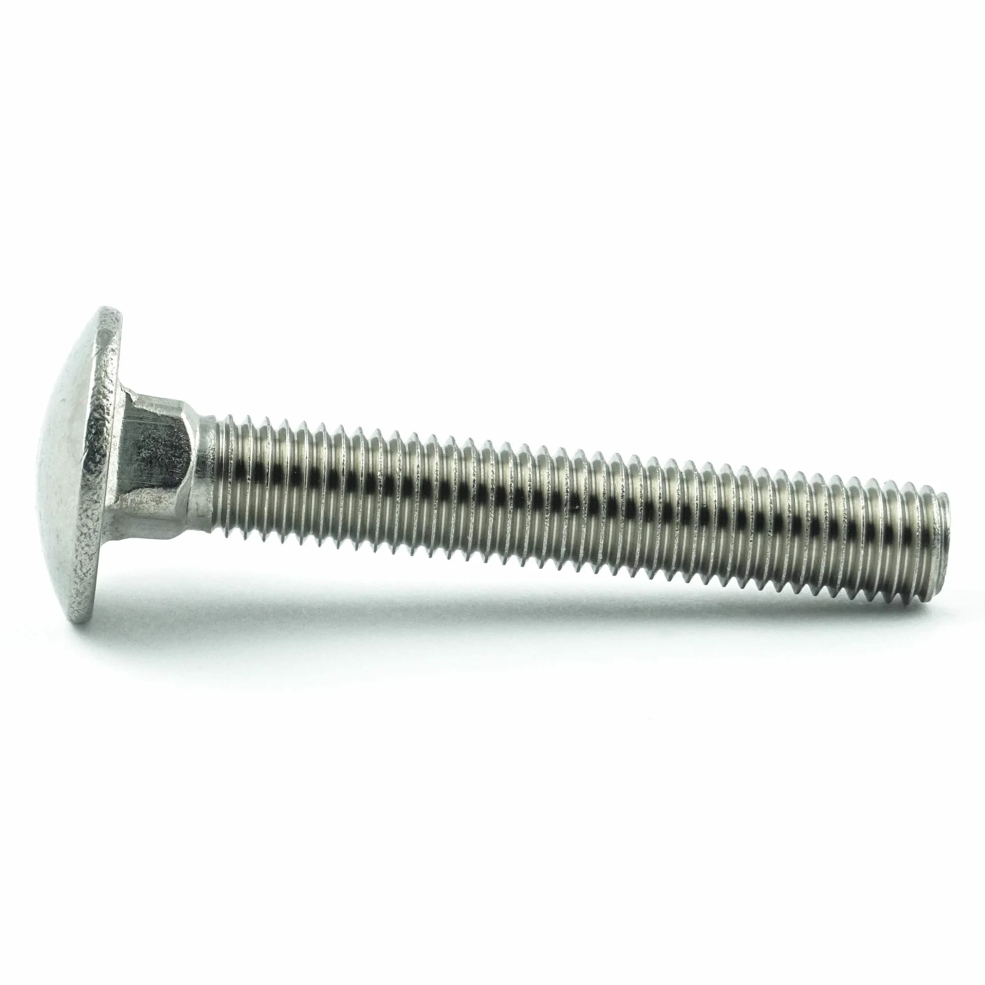 M5 x 40 mm (10 sztuk) śruby zamkowe z nasadką czworokątną - stal szlachetna VA A2 V2A - śruby płaskie okrągłe pełne gwinty nierdzewne - DIN 603 - ISO 8677 | AGBERG