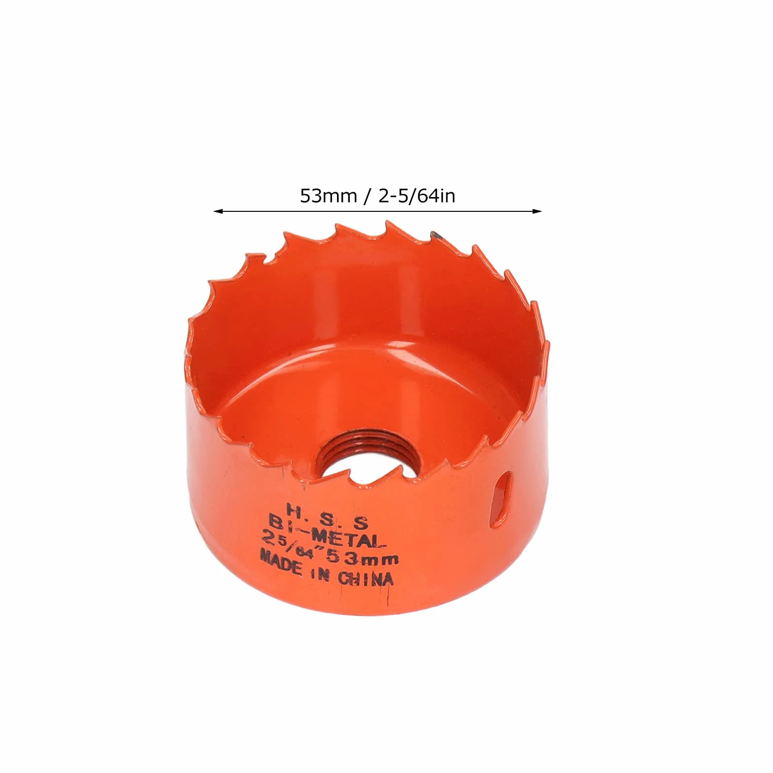 Otwornice Bimetaliczne HSS 53mm z Trzpieniem do Drewna i Metalu