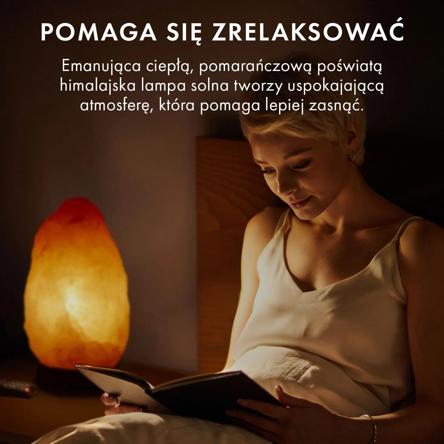 The Body Source Lampa Solna Himalajska Naturalna, Mała z Przyciemnianym Światłem, Oczyszczacz Powietrza, Dekoracja do Domu Sypialni, dla Alergików Astmatyków, 2-3 kg