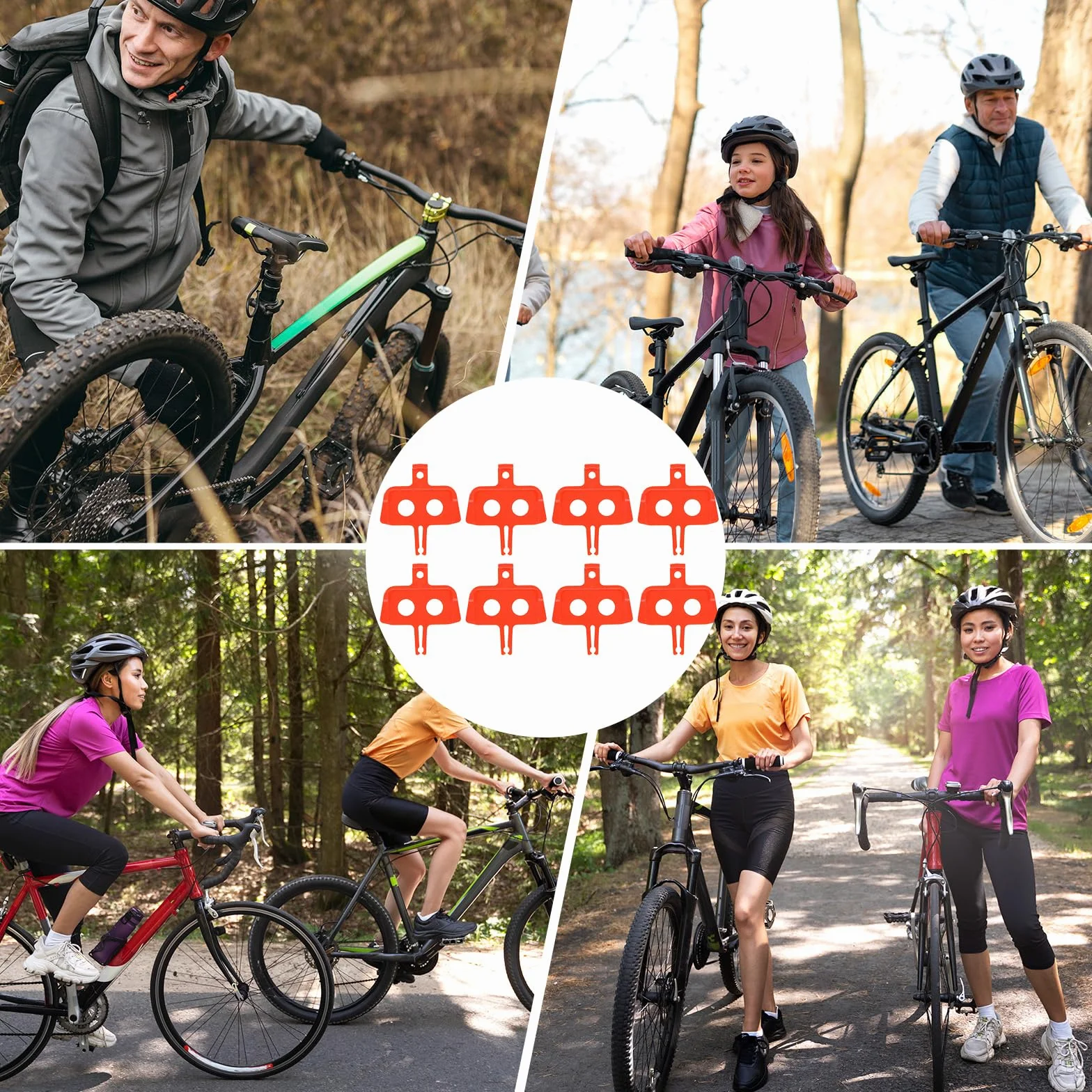 Bewudy Hamulce tarczowe do roweru, zabezpieczenie transportowe, hamulce tarczowe, akcesoria rowerowe, hamulce tarczowe, dystans, części rowerowe