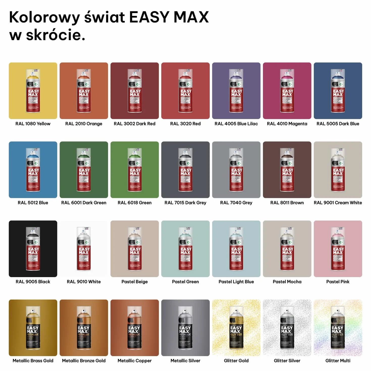 CL COSMOS LAC Lakier w sprayu matowy o dużej sile krycia – puszki aerozolowe "zrób to sam" – farba w sprayu akrylowa w sprayu (czarny, matowy)