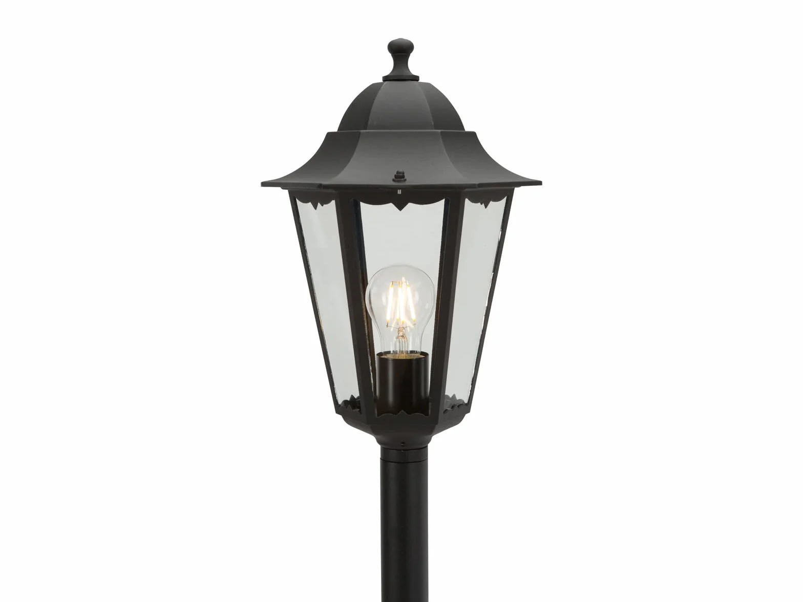 Smartwares Klasyczna lampa stojąca 170 cm E27 60 W szkło aluminium
